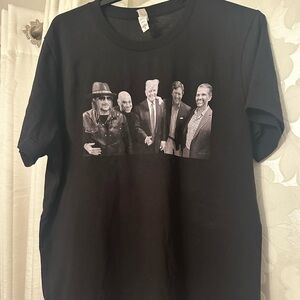 Donald Trump, Tucker Carlson, Dana White Kid Rock UFC entrance shirt